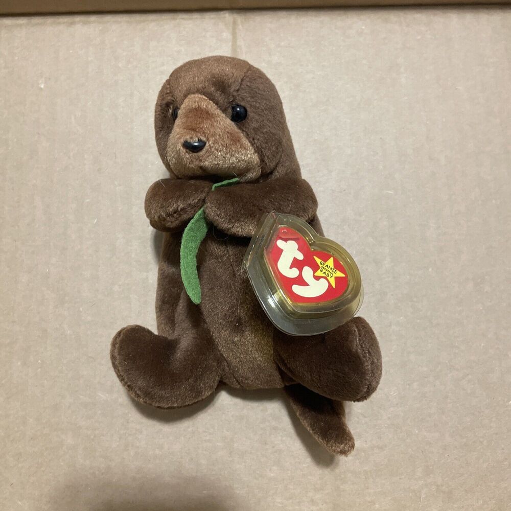 TY Beanie Baby - SEAWEED the Otter (6 inch)